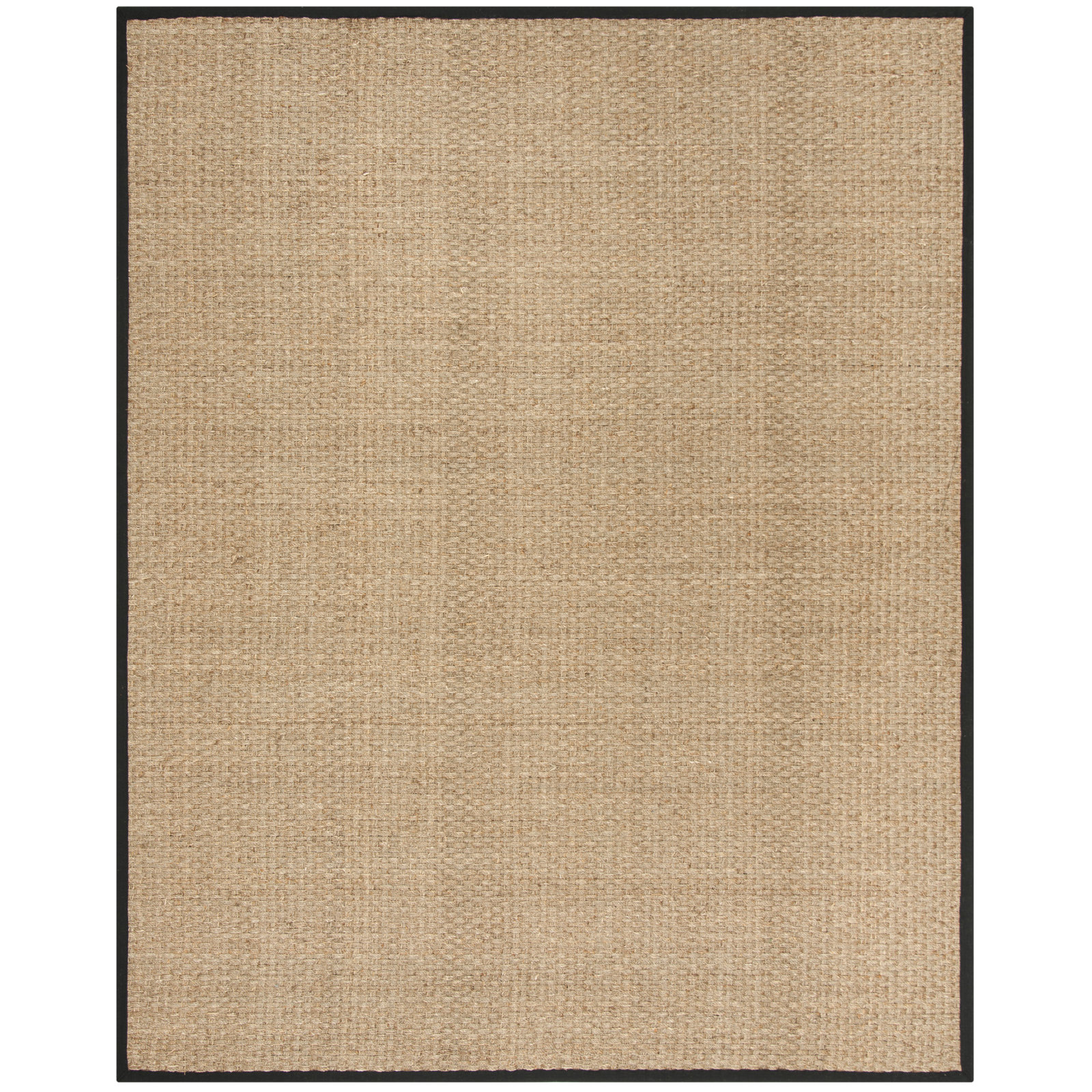 Auckland Natural/Black Area Rug, Rectangle 11' x 15'