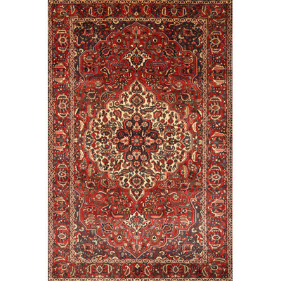 Tapis traditionnel gris / noir / beige Chartreuse