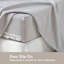 Ensemble de draps en microfibre Kasentex 1800 Series - gris grand-116794039