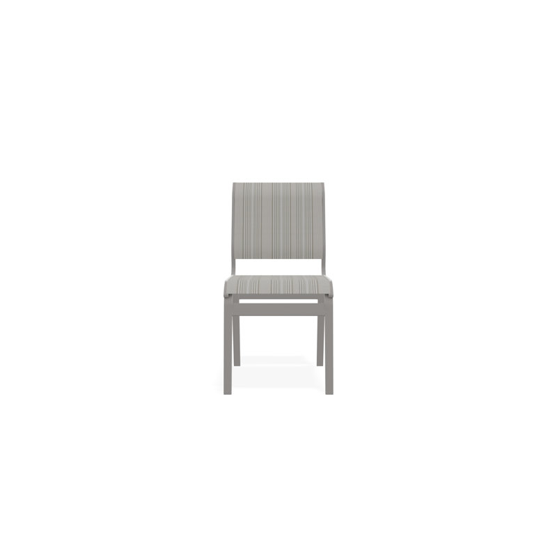 Chaise sans accoudoirs Aruba II, Port, Gris chaleureux