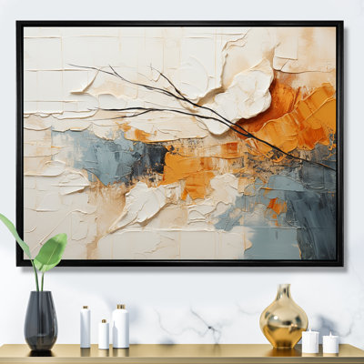 Minimalism Modern Scandinavian Serenity Canvas Painting Print