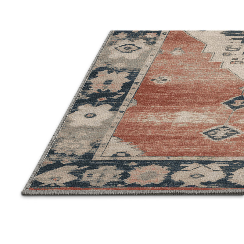 Tapis gris lavable à la machine, Rectangle 3 pi x 5 pi