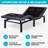 Sterner Zero Gravity Pain Relieving Massaging Adjustable Bed with Wireless Remote, Bluetooth and App-224794337