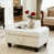 Yinn White Faux Leather