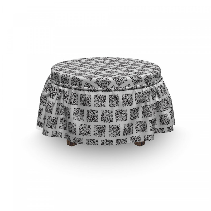 Housse pour repose-pieds square