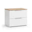 140cm Wide 2-Piece Modular TV Stand with Open Storage and 2 Drawers-134728175