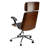 Iwan Genuine Leather Task Chair with Headrest