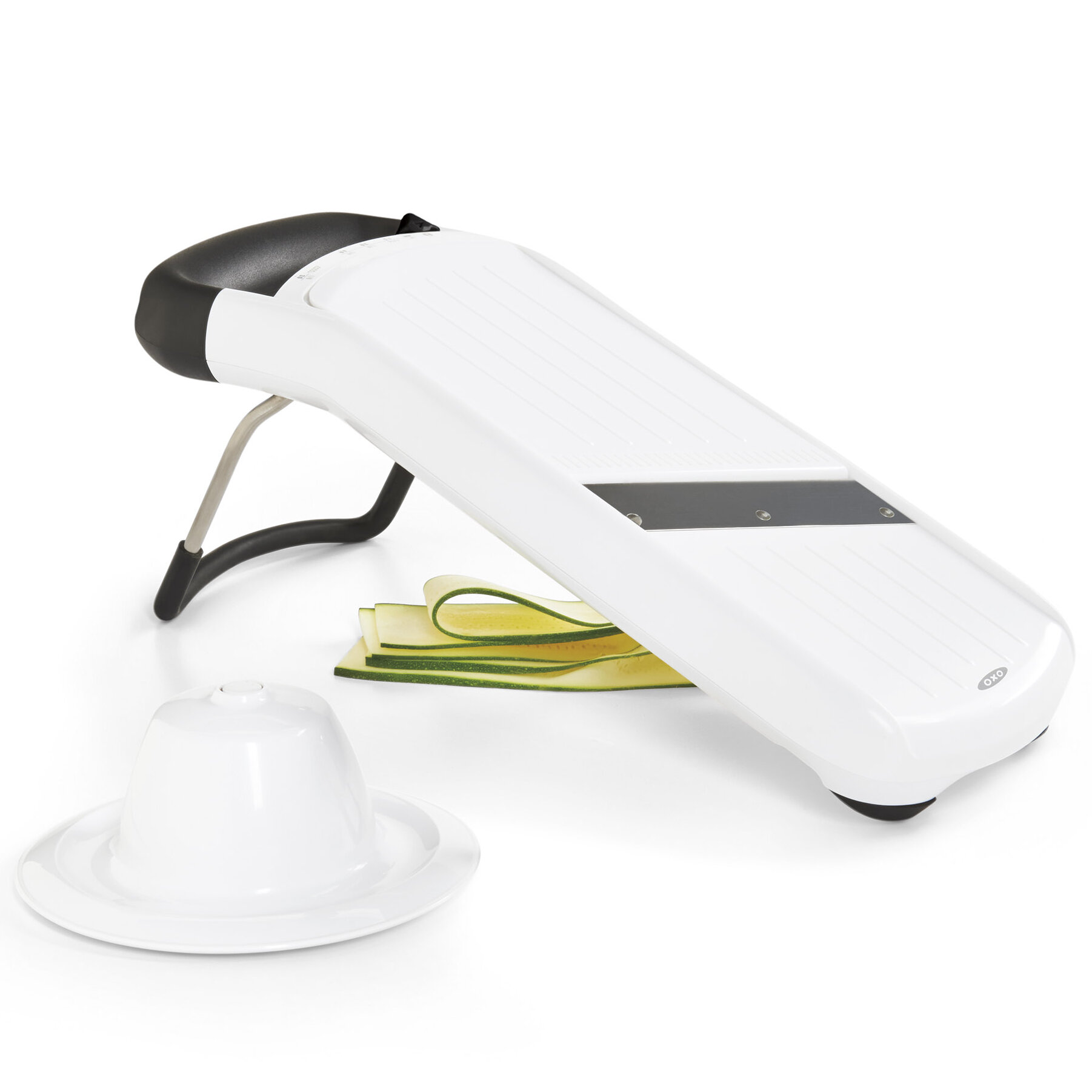 OXO Good Grips Large Adjustable Handheld Mandoline Slicer,White