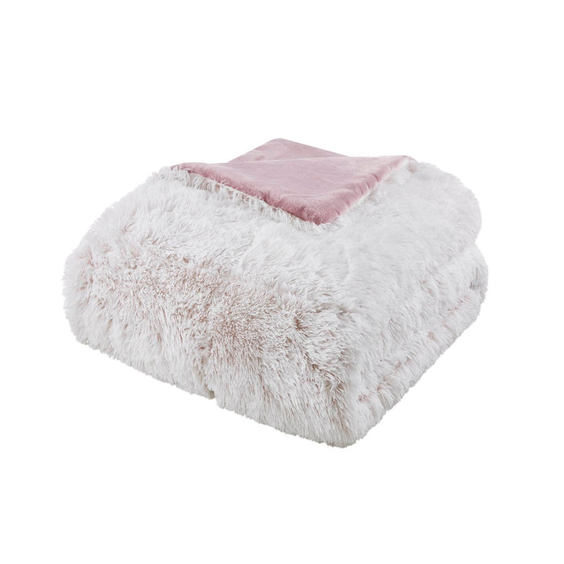 3 PCSSoft Bedding Sets, Queen Comforter + 2 Additional Pieces, Pink/White