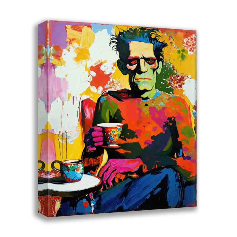 Frankenstein  Giclee on Gallery Wrapped Canvas, 18" H x 15" W