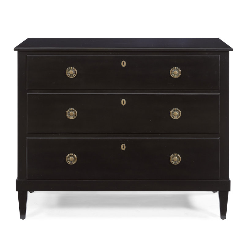 3 - Drawer Dresser, Black