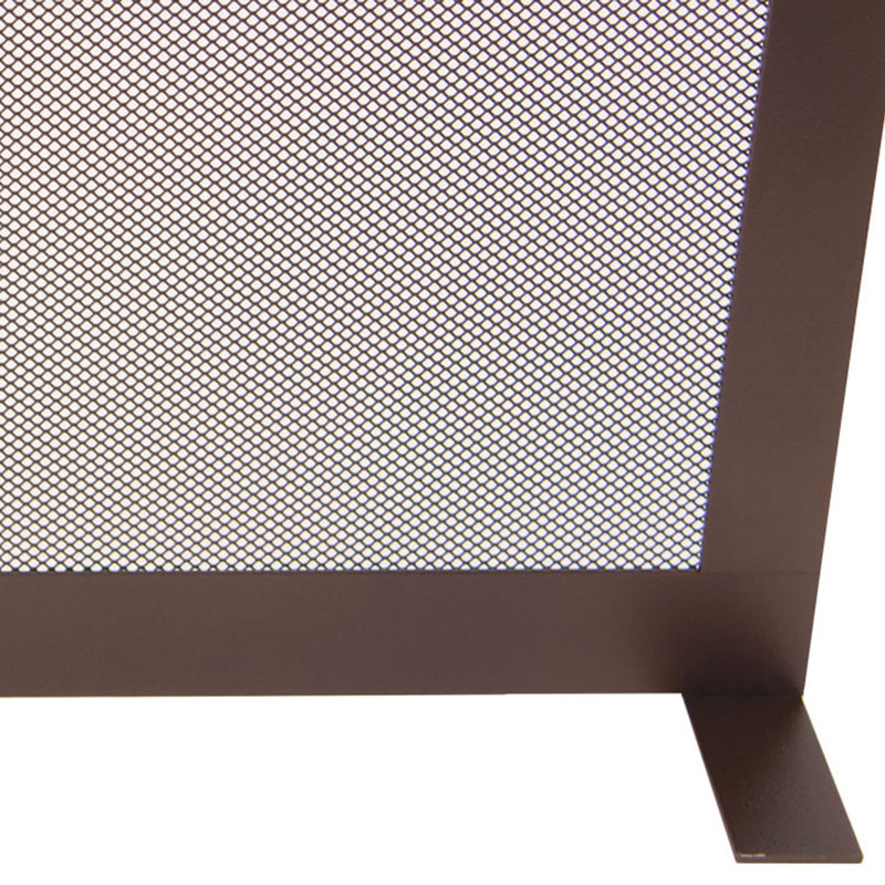 Andriy Metal Single Panel Fireplace Screen