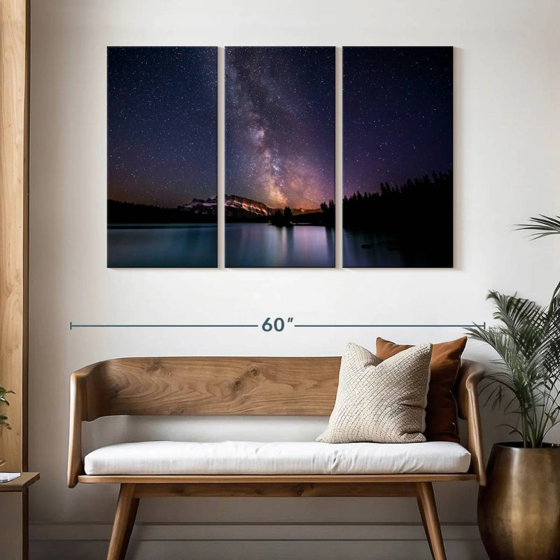 Oberle Milky Way Above Two Jack Lake, 32" H x 50" W