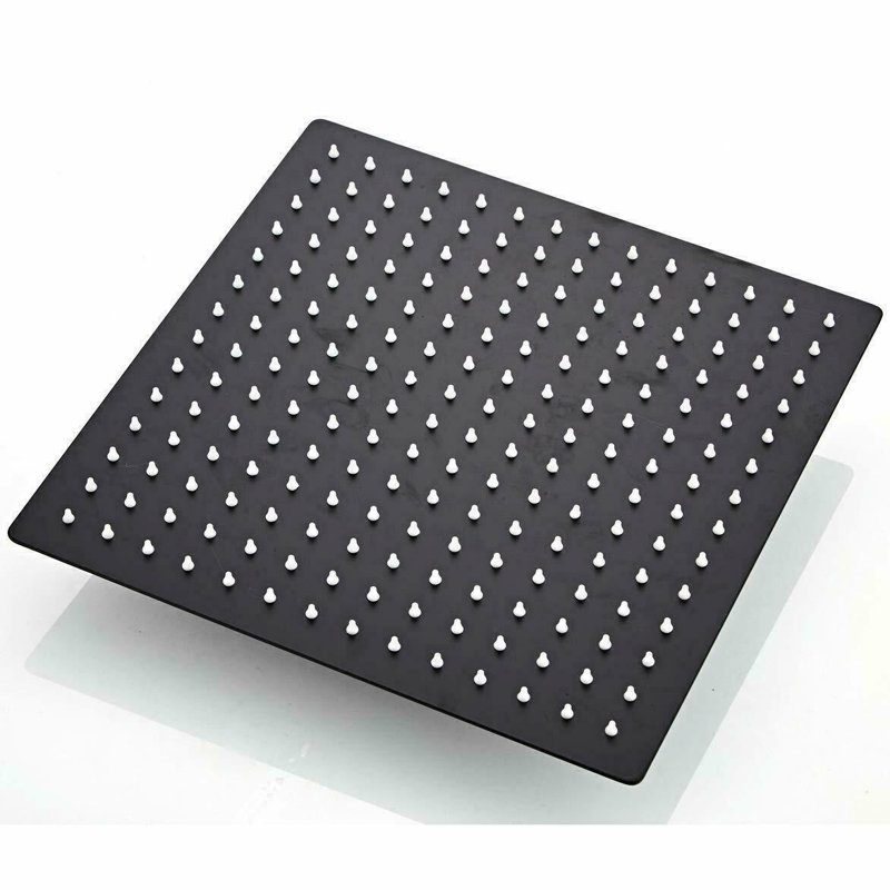 Rain Fixed Shower Head 1.8 GPM GPM with Self-Cleaning