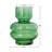 Luciel 8" Green Bubble Glass Table Vase-95418618-119598365