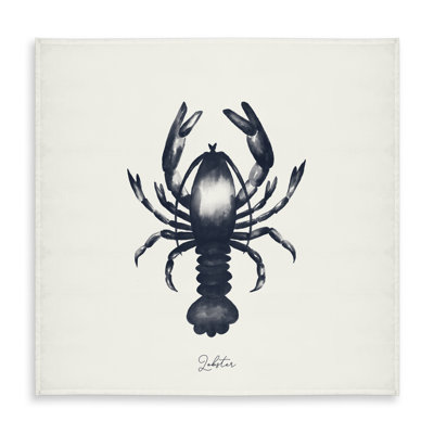 Blue Lobster Tablecloth - Indoor/Outdoor Bathroom Decor