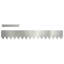 Bordure de pelouse vidaXL 10 pièces argent 100 x 0,05 x 20 cm acier galvanisé-113326165-113326163