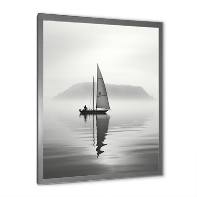 Voilier «Simplicity at Lake» sur toile