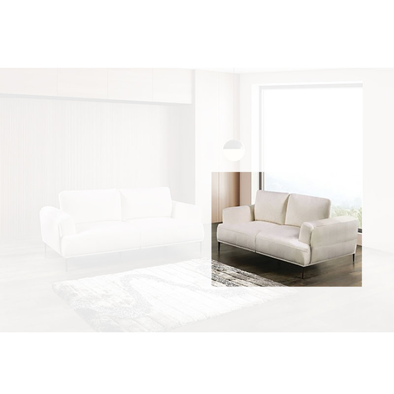 Causeuse Urbank, Lin blanc