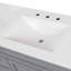 Meuble-lavabo simple avec plateau Nimay 48,5 po