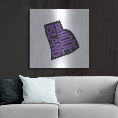 Trinx 'Rhode Island 2' by Art Licensing Studio Metal Wall Art,