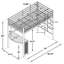 Lit mezzanine simple Blair