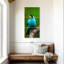 Green Honeycreeper On Branch-1410536681