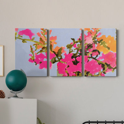 Bloom saturé II - Toile tendue avec châssis de qualité supérieure - Prêt à être accroché