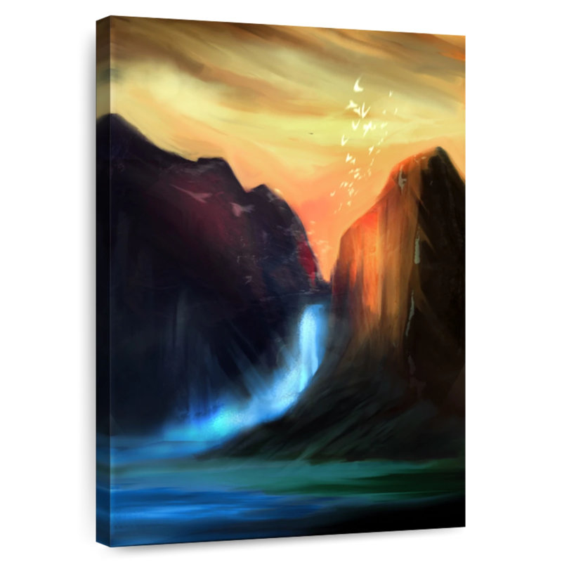 Cascade d'Alvord, H 45 po x l 30 po