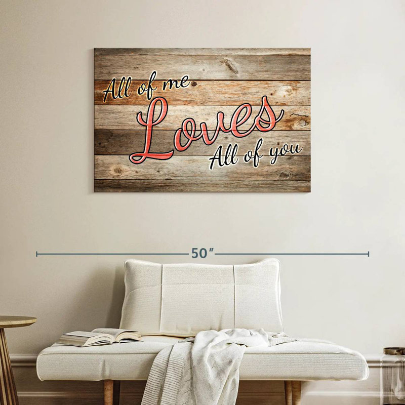 Plaque murale «All Of Me», H 26 po x l 39 po