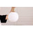 4 - Light Dimmable Sputnik Modern Linear Chandelier with White Glass Shade-1982806150