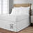 Afia Microfiber Bed Skirt Easy Fit Around Wrinkle Free, Fade Resistant, 16" Drop Length-1551441564-1553620146