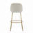 Metal Upholstered Barstool, Gold Finished Frame-2075775570