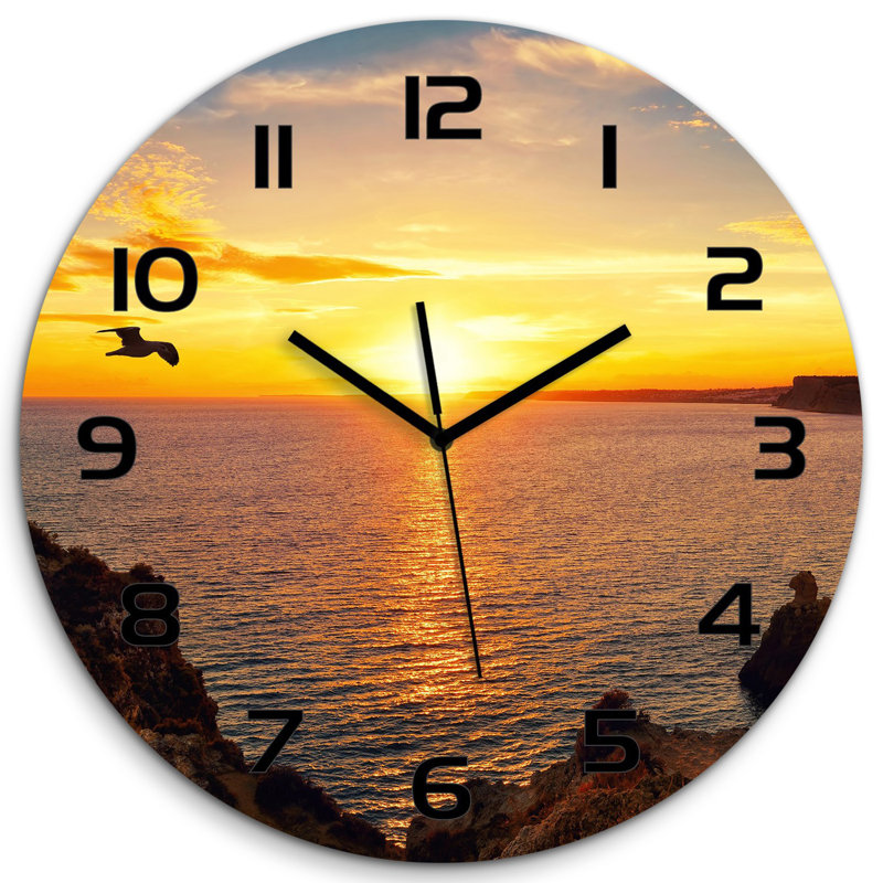 Julide Glass Wall Clock
