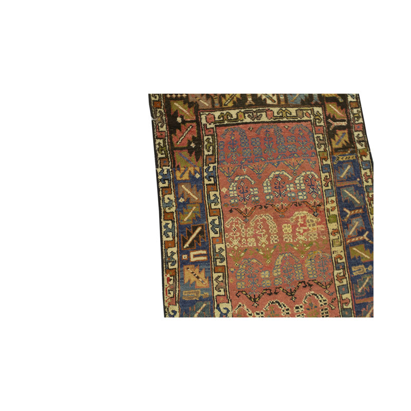 Antique Afghan Wool Southwestern Area Rug