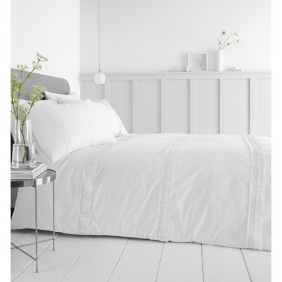 Delicate Lace Duvet Cover Set