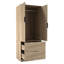Sibby 2 Door Solid Wood Wardrobe-1669498269