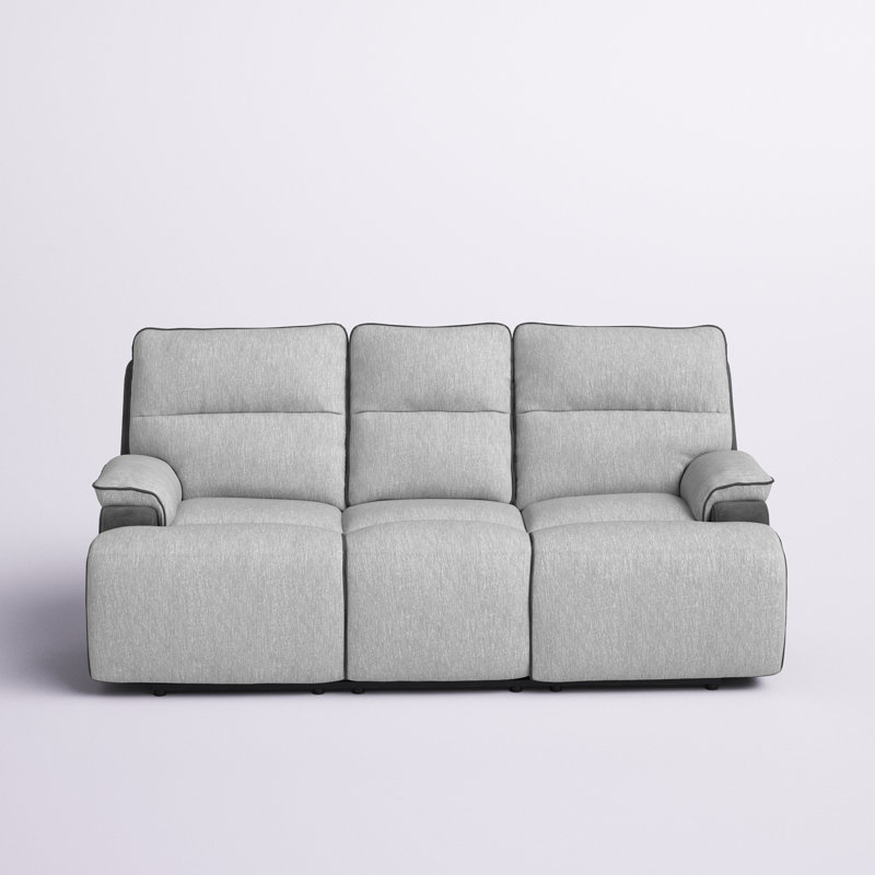 Anissia Upholstered 88'' Reclining Sofa