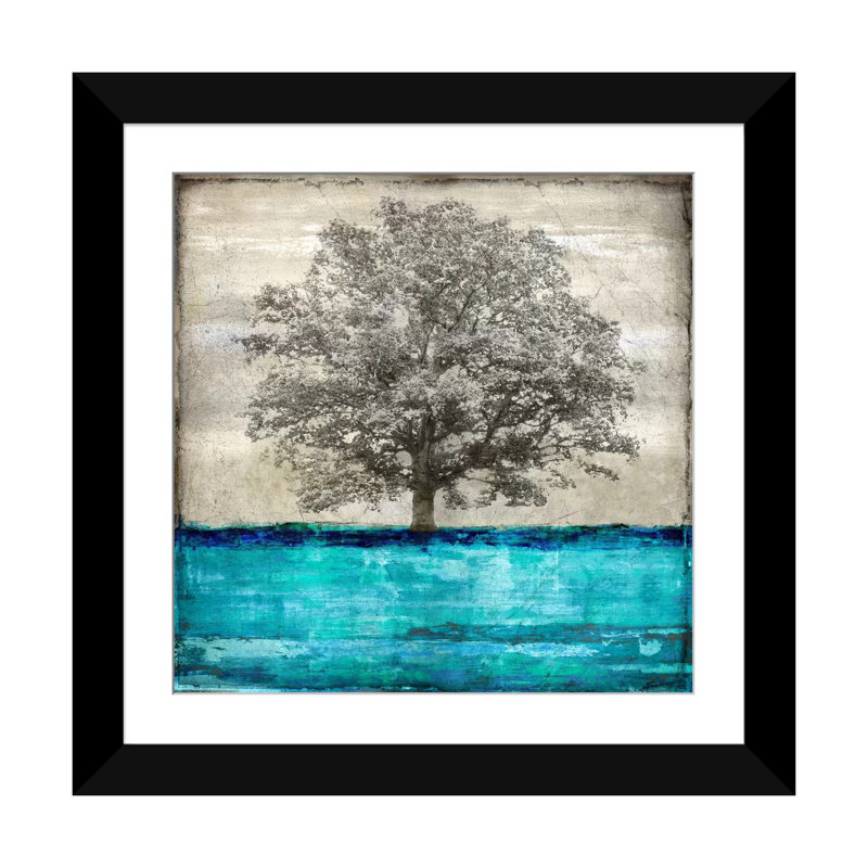 « majestic », impression sur toile, H 16 po x l 16 po x P 1 po, Papier avec cadre noir, Blanc