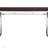 Martha Office Workspace Desk MDF/Chrome