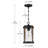 1 - Light Black Single Pendant
