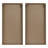 Two-Tone Wall Decor With Leaf Pattern For Indoor Spaces Wood Panel Decorative Feature