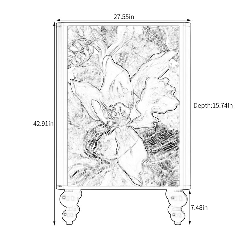 Armoire French French, Noyer