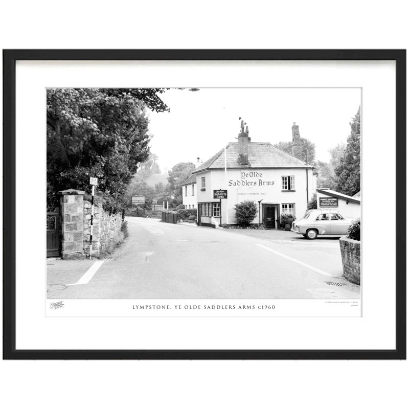 Lympstone, Ye Olde Saddlers Arms C1960 by Francis Frith - Single Picture Frame Print, 28cm H x 36cm W x 2.3cm D