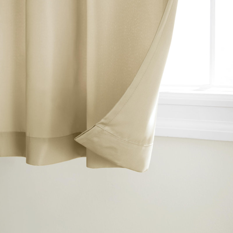 Les rideaux d'intérieur et d'extérieur Cabana, Taupe, L 54 po x L 84 po