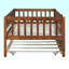 Lit de jour moderne en bois avec lit gigogne et clôture-88049324-88049326