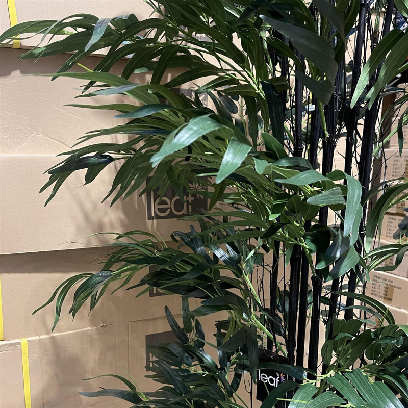 Fire Retardant Artificial Tree 200cm Faux Palm Tree in Pot Liner