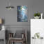  «Blue Fluid Magic» par Jean Plout, art mural en métal, 16 po x 24 po-1984219394