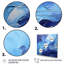 Cobalt Dreams - Abstract Landscape Canvas Prints-894791005-894791006