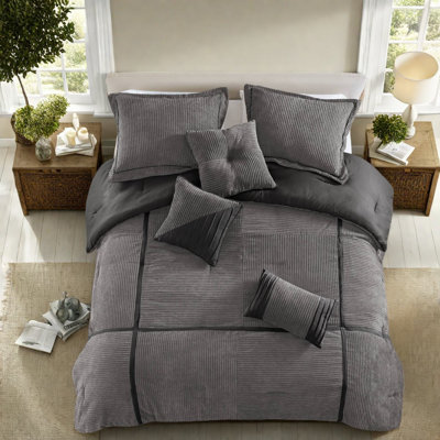 Cozy Bedding Sets, Polyester Cal King Modern Lodge Style For Home